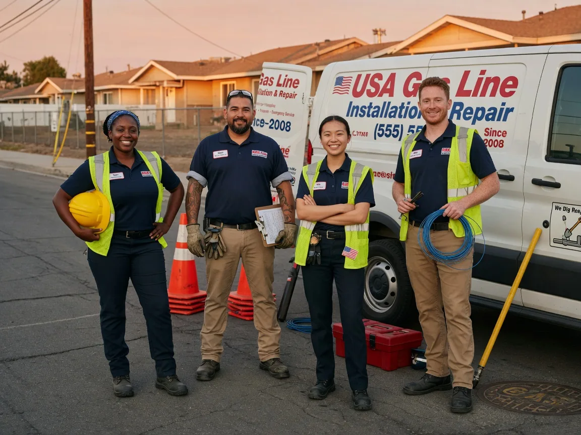 Gas Line Installation company in La Rose, IL